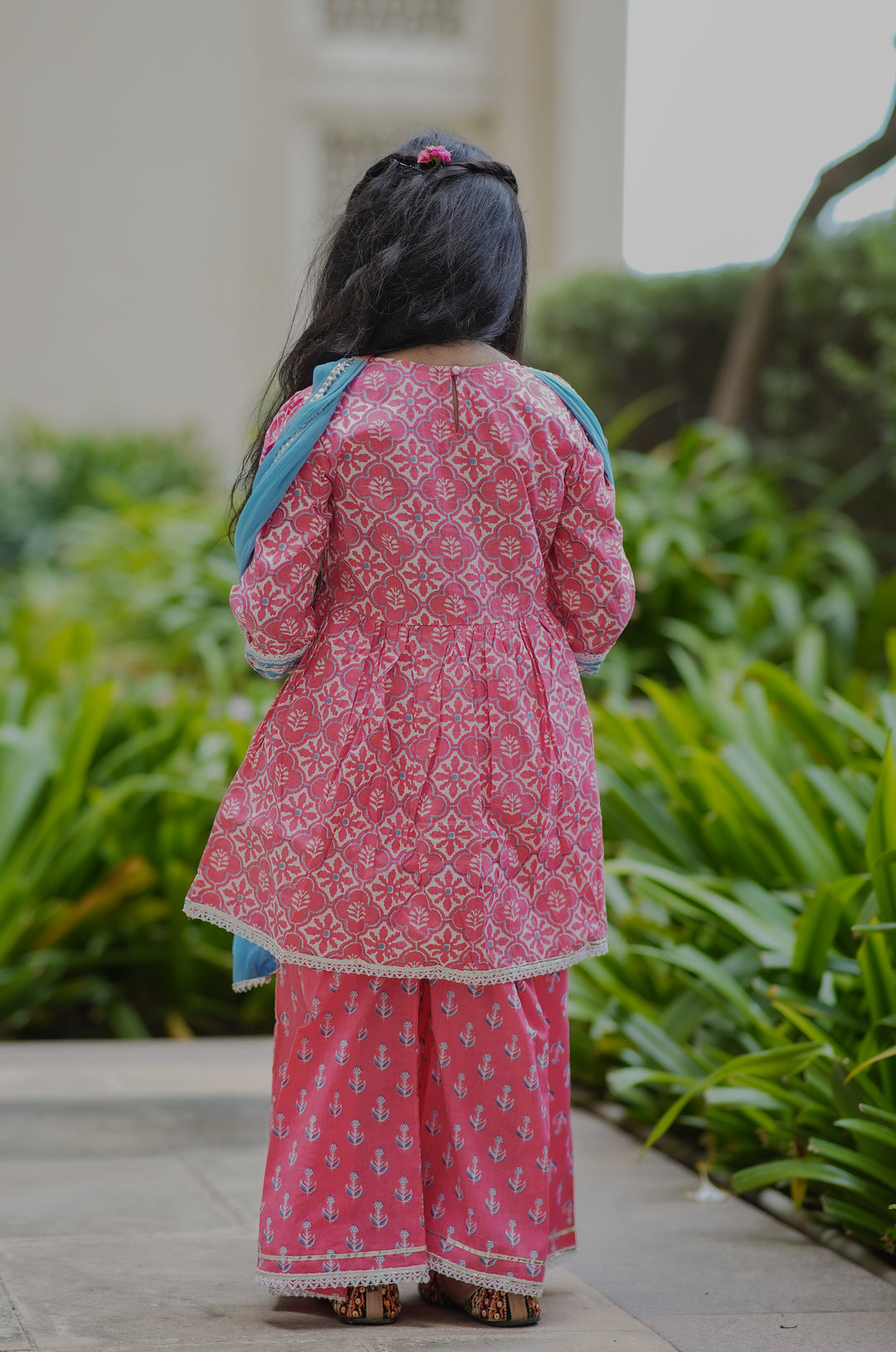 Fuchsia Pink Palazzo Set